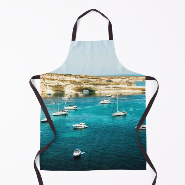 Item preview, MARITIME #39 - Sailboats Near Limestone Sea Arches designed and sold by DEL-Productions.