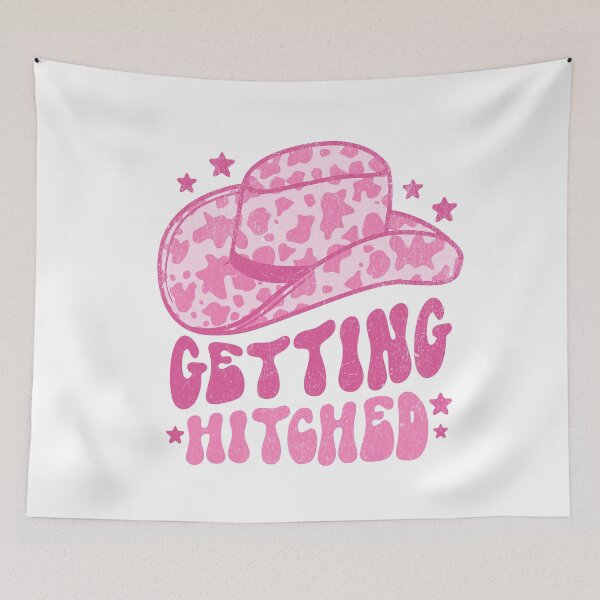 Item preview, Getting Hitched Retro Space Cowgirl Hat Pink designed and sold by PUFFYP.