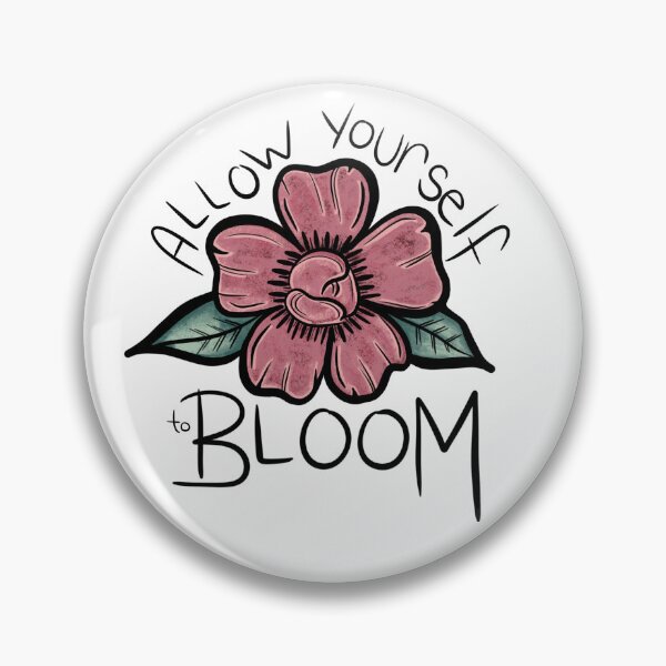 Item preview, Allow Yourself To Bloom, Garden Inspiration, Inspirational Quote, Floral Quote, In Bloom designed and sold by 10pmCreations.