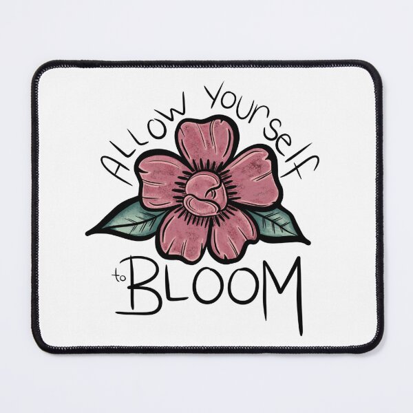 Item preview, Allow Yourself To Bloom, Garden Inspiration, Inspirational Quote, Floral Quote, In Bloom designed and sold by 10pmCreations.