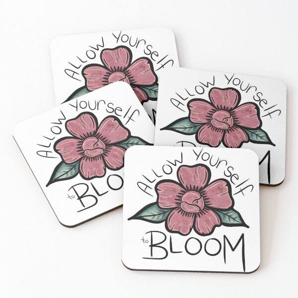 Item preview, Allow Yourself To Bloom, Garden Inspiration, Inspirational Quote, Floral Quote, In Bloom designed and sold by 10pmCreations.