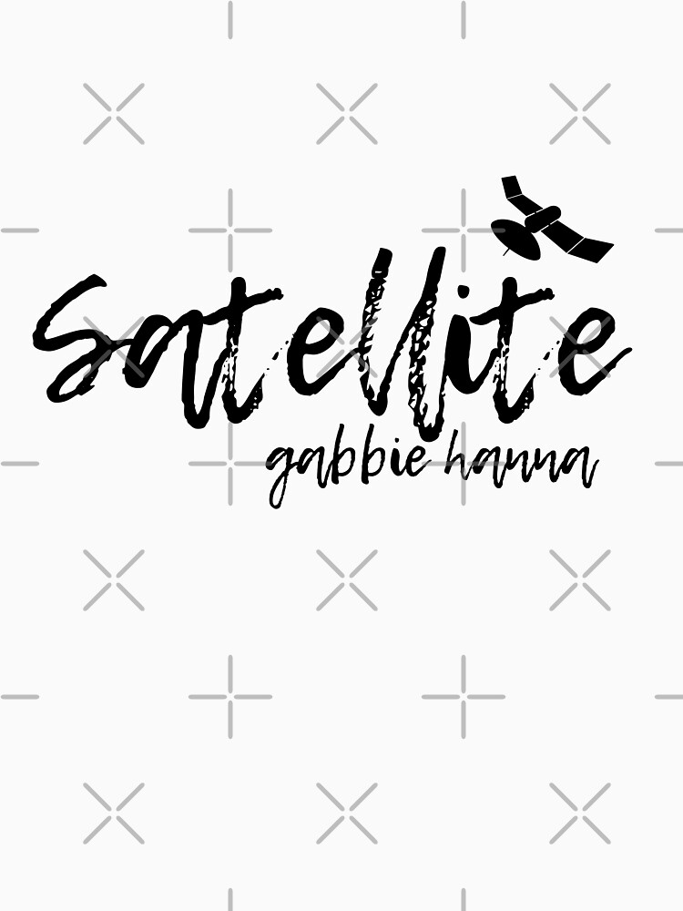 Satellite Gabbie Hanna Typography (thegabbieshow) by artsydoodles