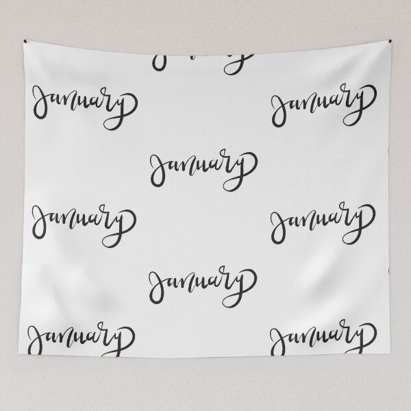 Item preview, January evokes a sense of resolution, snow, and cozy comfort designed and sold by Graciaisgrace.