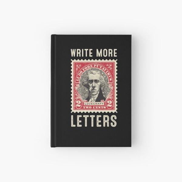 Write More Letters Hardcover Journal