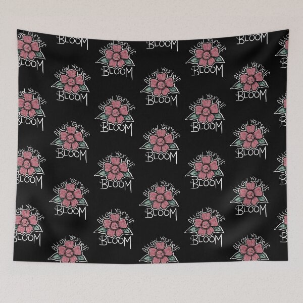 Item preview, Allow Yourself To Bloom, Garden Inspiration, Inspirational Quote, Floral Quote, In Bloom designed and sold by 10pmCreations.
