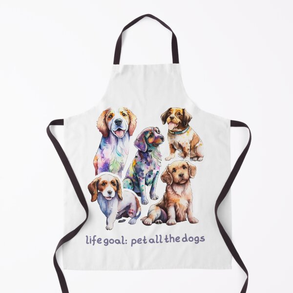Item preview, life goal pet all the dogs designed and sold by printiesart.