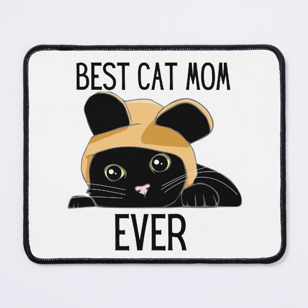 Item preview, Cute Black Cat - Best Cat Mom Ever - Black designed and sold by Christine Layne.