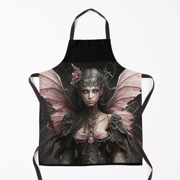 Item preview, Gothic Style Fairy (Fae) with Delicate Pink Wings designed and sold by Dragonstrom.