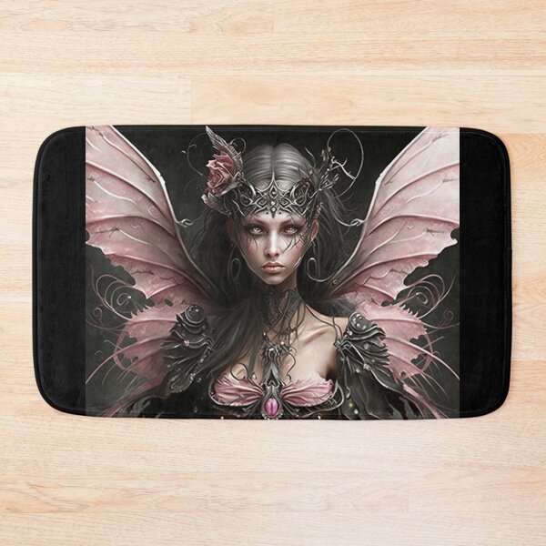 Item preview, Gothic Style Fairy (Fae) with Delicate Pink Wings designed and sold by Dragonstrom.