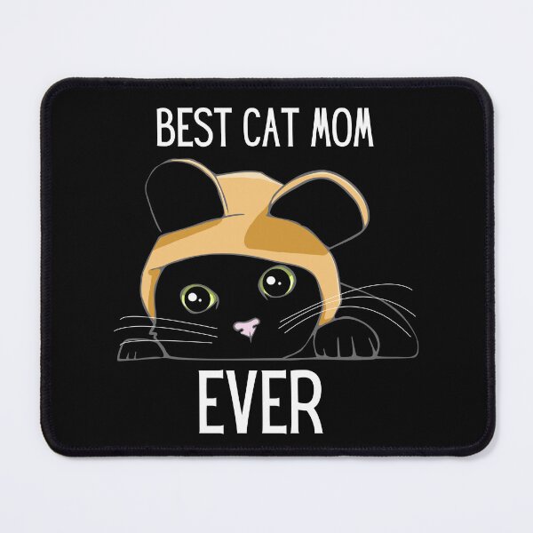 Item preview, Cute Black Cat - Best Cat Mom Ever - White designed and sold by Christine Layne.