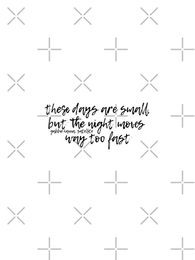 "Satellite Gabbie Hanna Typography (thegabbieshow)" iPhone Case for