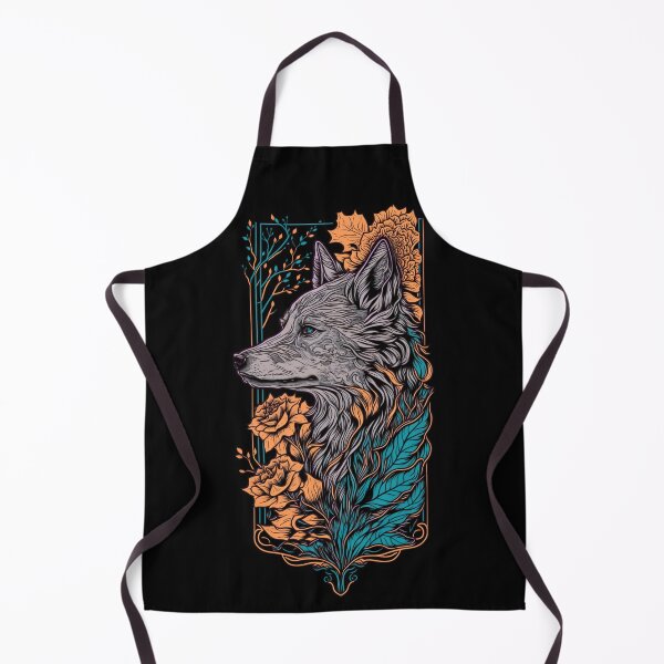 Item preview, Blacklight Colorful Timber Wolf designed and sold by Vaporboy1994.