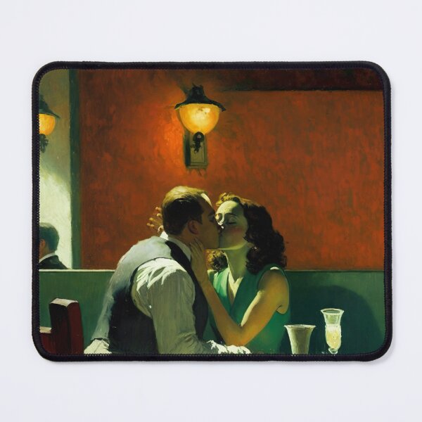Item preview, Passionate dinner, vintage art designed and sold by Lonesomefolk.