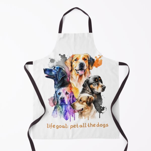Item preview, life goal pet all the dogs designed and sold by printiesart.