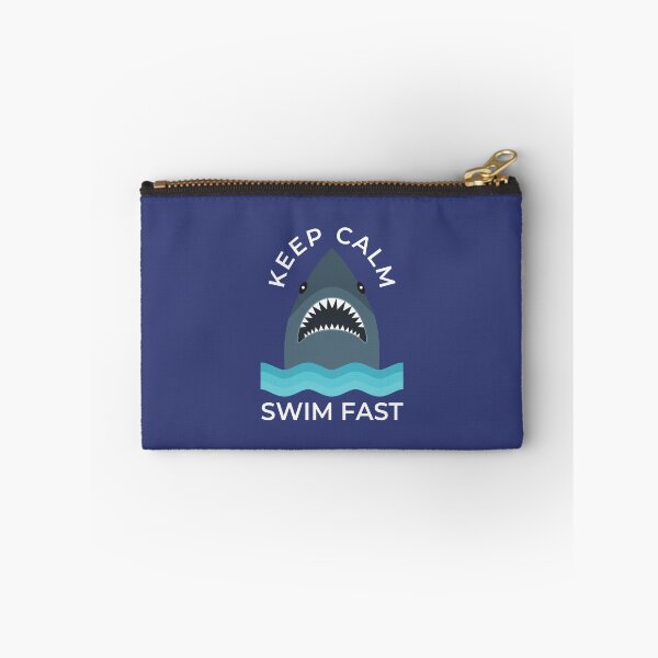 Item preview, Keep Calm and Swim Fast - Funny Shark designed and sold by Jalib.