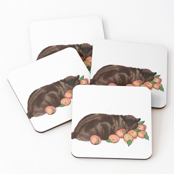 Item preview, peaches designed and sold by kiradenommee.