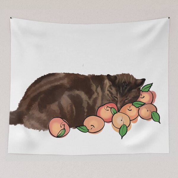 Item preview, peaches designed and sold by kiradenommee.