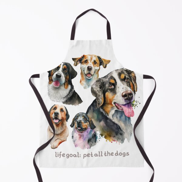 Item preview, life goal pet all the dogs designed and sold by printiesart.