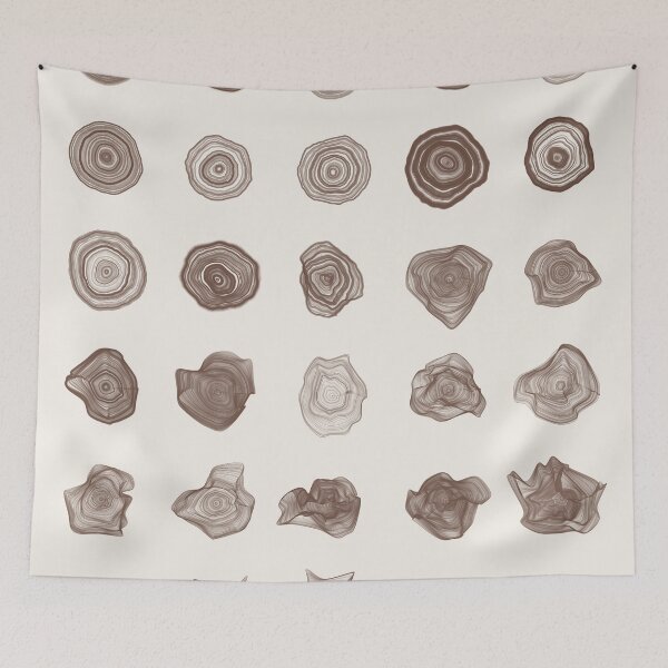 Item preview, Tree Rings designed and sold by generativebunny.