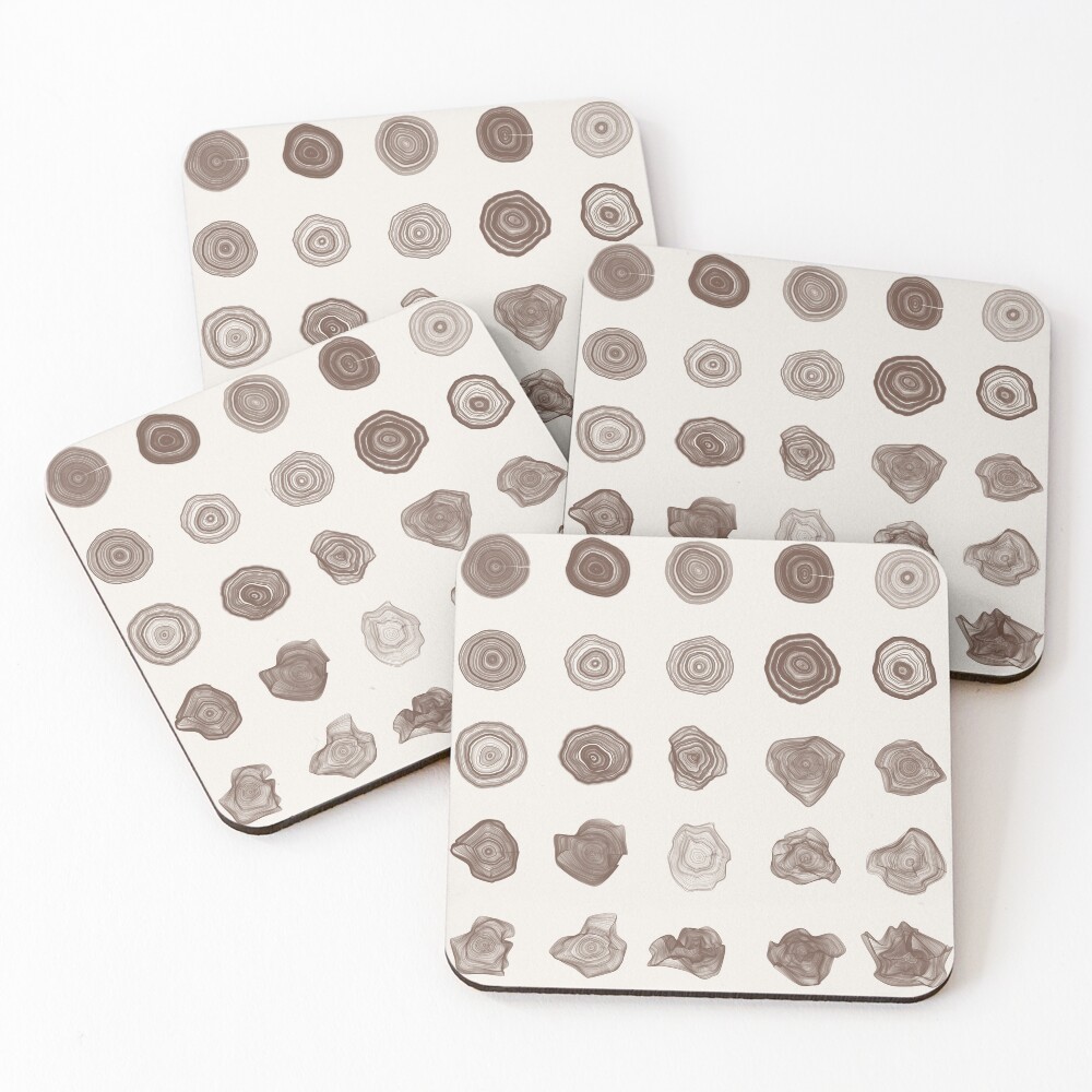 Item preview, Coasters (Set of 4) designed and sold by generativebunny.