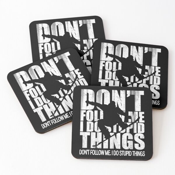 Item preview, Snowboarding - Don't Follow Me I Do Stupid Things designed and sold by uFit.