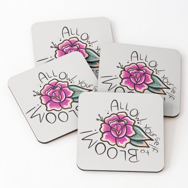 Item preview, Allow Yourself To Bloom, Garden Inspiration, Inspirational Quote, Floral Quote, In Bloom designed and sold by 10pmCreations.