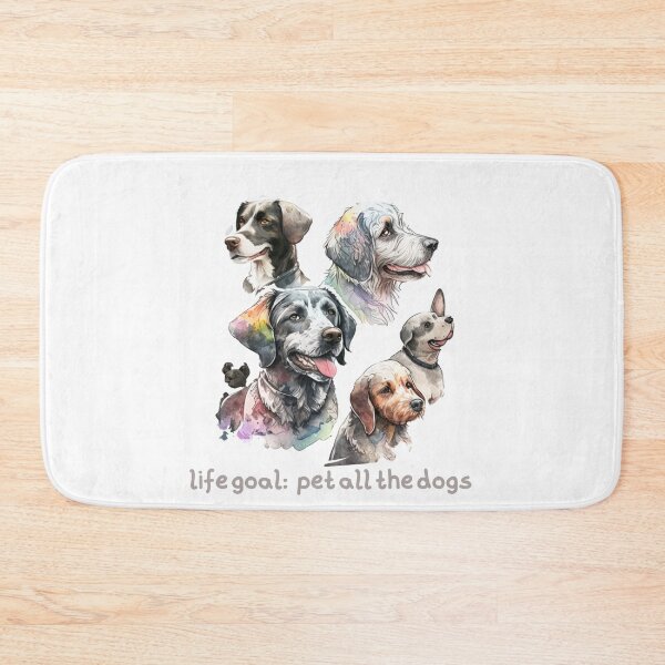 Item preview, life goal pet all the dogs designed and sold by printiesart.
