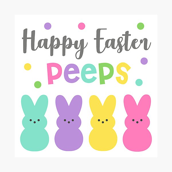 Item preview, Happy Easter Peeps designed and sold by TJR-Production.