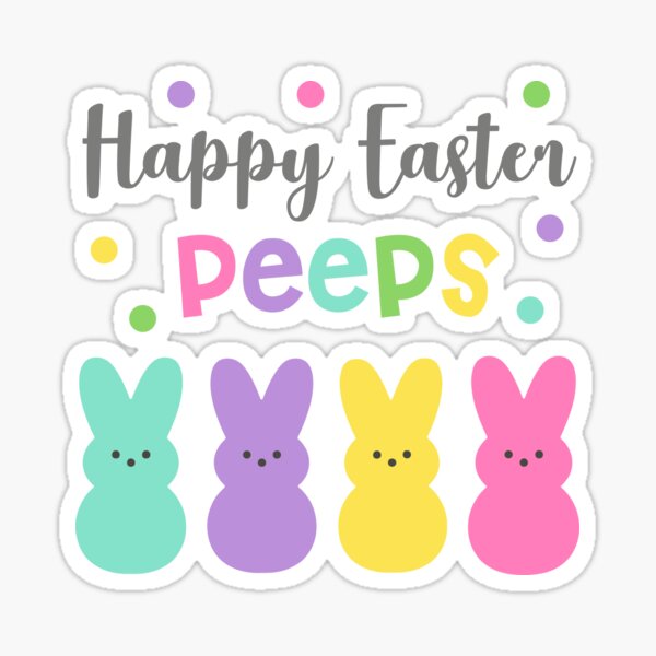 Item preview, Happy Easter Peeps designed and sold by TJR-Production.