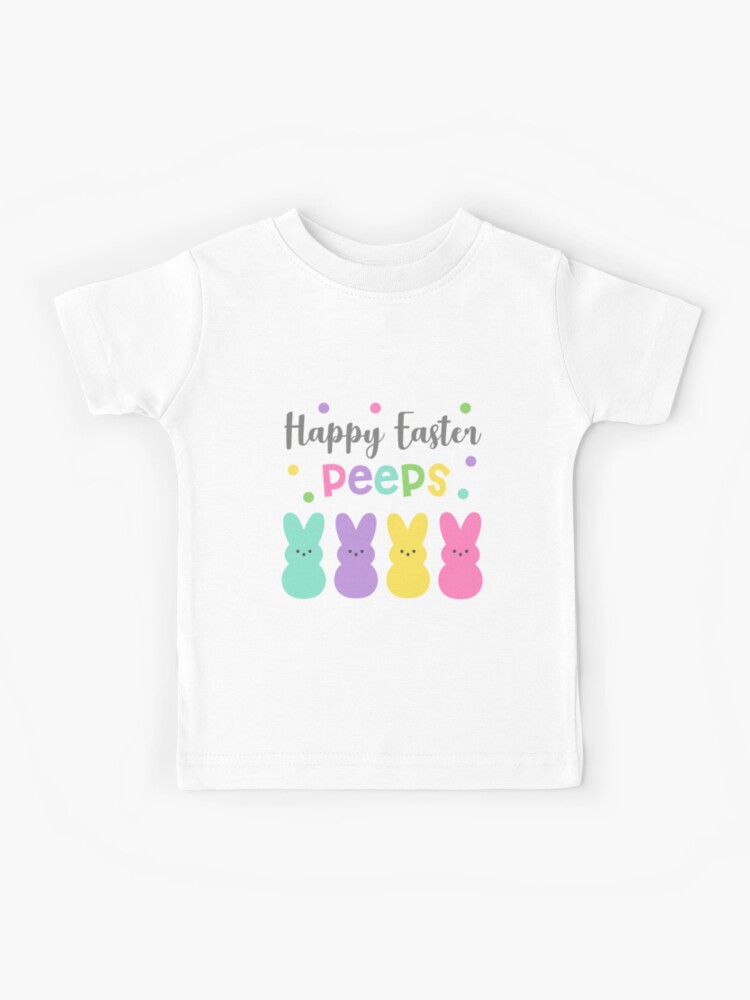 Hanging With My Peeps Happy Easter Chick Women Kids Girl Boy T-Shirt