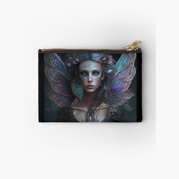 Item preview, Gothic Style Fairy (Fae) with Iridescent Wings and Green Eyes designed and sold by Dragonstrom.