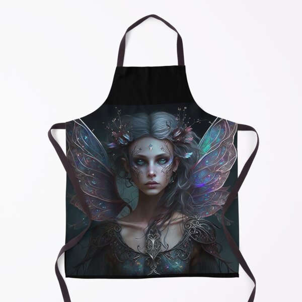 Item preview, Gothic Style Fairy (Fae) with Iridescent Wings and Green Eyes designed and sold by Dragonstrom.