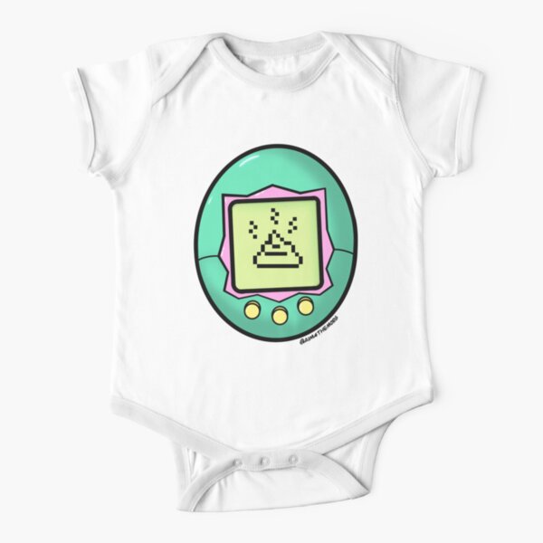 Tamagotchi Short Sleeve Baby One-Piece for Sale