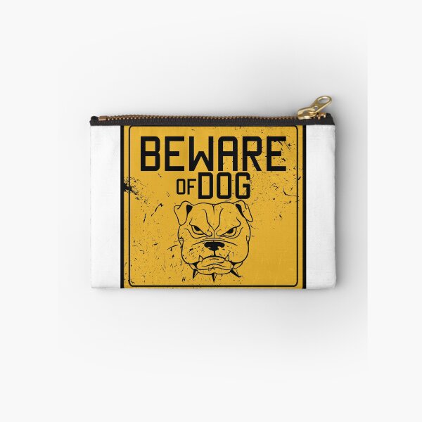 Item preview, Dog warning sign yellow grunge designed and sold by snowgirlshop.