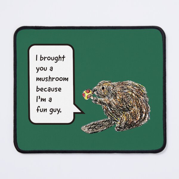 Item preview, Funny Mr. Beaver designed and sold by NiftyNora.