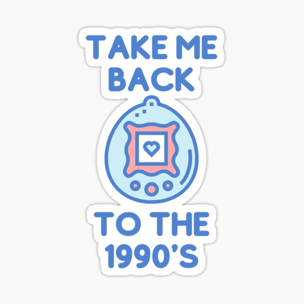 Item preview, Take Me Back To The 1990s - Tamagotchi, 90s Kid Fitted  designed and sold by LARRY-COOPER.