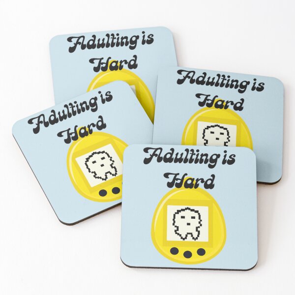 Item preview, Tamagotchi Adulting Pun   designed and sold by LARRY-COOPER.