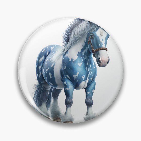 Item preview, Blue Horse: A Children's Book Style Illustration designed and sold by kfir marco.
