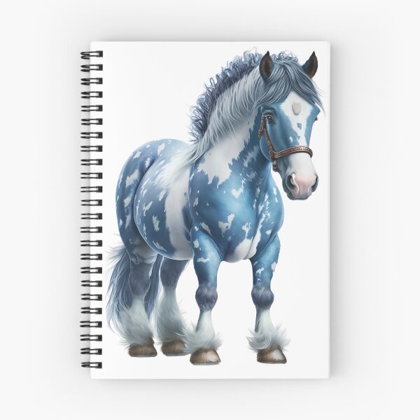 Item preview, Blue Horse: A Children's Book Style Illustration designed and sold by kfir marco.