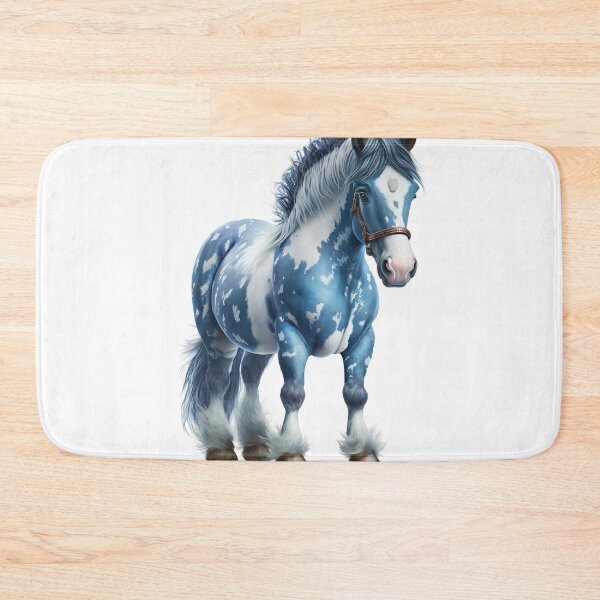Item preview, Blue Horse: A Children's Book Style Illustration designed and sold by kfir marco.