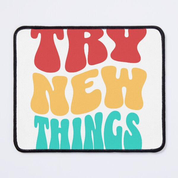 Item preview, Try New Things Inspiration & Adventure designed and sold by CyberWindow.