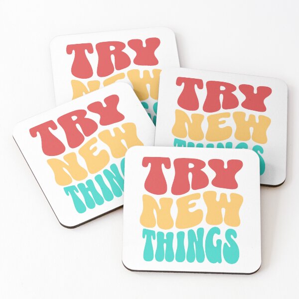 Item preview, Try New Things Inspiration & Adventure designed and sold by CyberWindow.