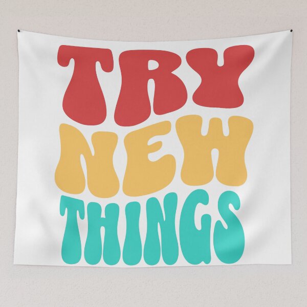 Item preview, Try New Things Inspiration & Adventure designed and sold by CyberWindow.