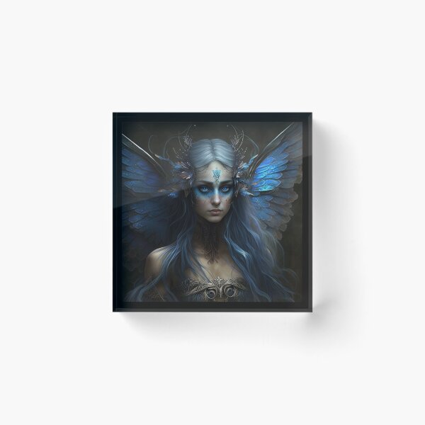 Item preview, Gothic Style Fairy (Fae) in Ornate Gold and Blue designed and sold by Dragonstrom.