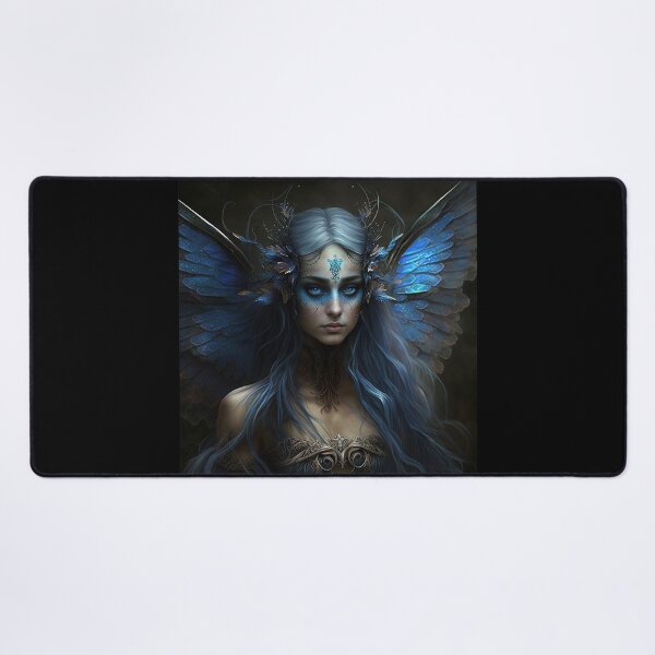 Item preview, Gothic Style Fairy (Fae) in Ornate Gold and Blue designed and sold by Dragonstrom.
