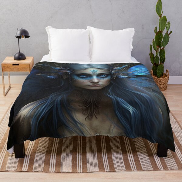 Item preview, Gothic Style Fairy (Fae) in Ornate Gold and Blue designed and sold by Dragonstrom.