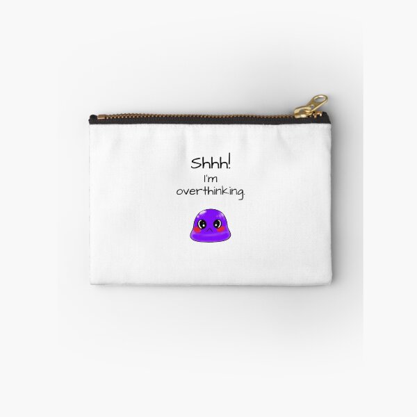 Artikelvorschau, Pssst! Ich denke zu viel über das freche Tiny Purple Blob-Emoji nach entworfen und verkauft von TinyPurpleHouse.