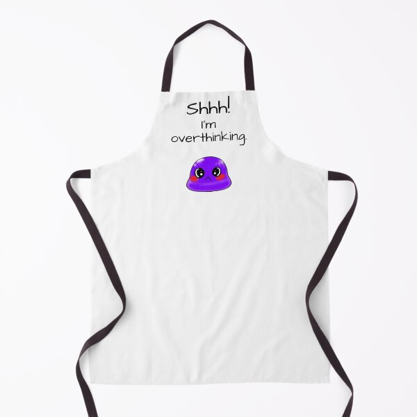 Artikelvorschau, Pssst! Ich denke zu viel über das freche Tiny Purple Blob-Emoji nach entworfen und verkauft von TinyPurpleHouse.