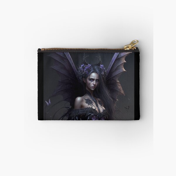 Item preview, Gothic Style Fairy (Fae) with Purple Wings and Eyes designed and sold by Dragonstrom.