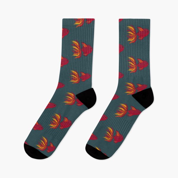 Item preview, Fiery red fish designed and sold by anaskwi.